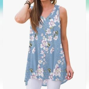 Flowy Tunic Sleeveless Top